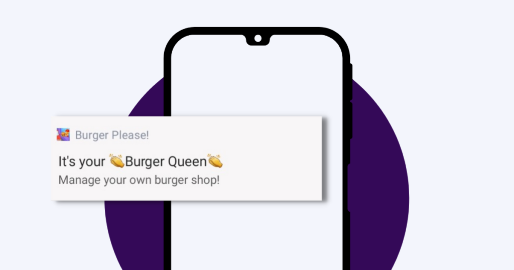 burger please example