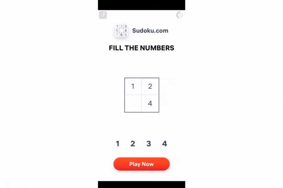 sudoku playable ad