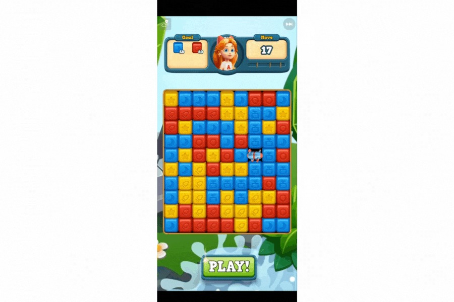 toy blast playable ads