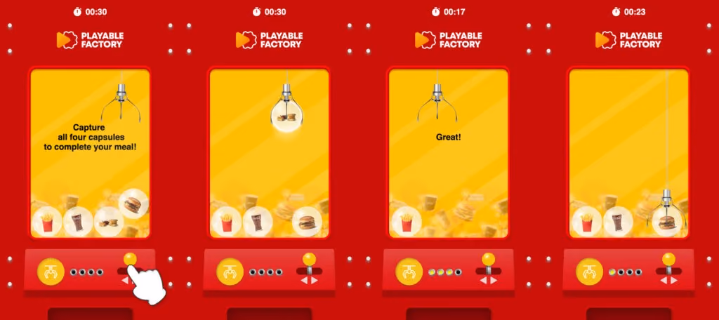 mcdonalds playable ads