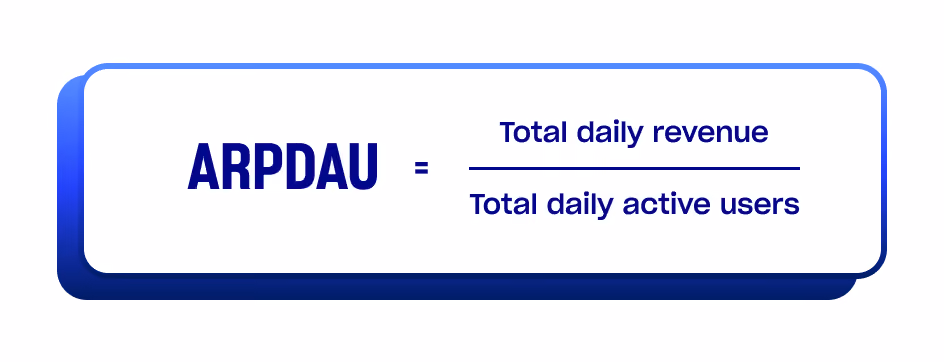 ARPDAU formula