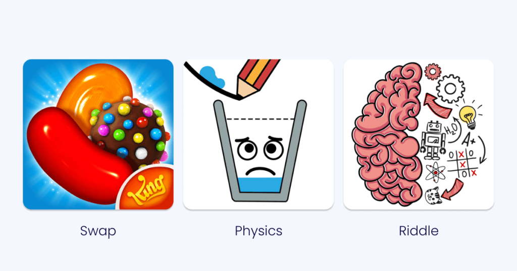 Subgenres von Puzzlespielen