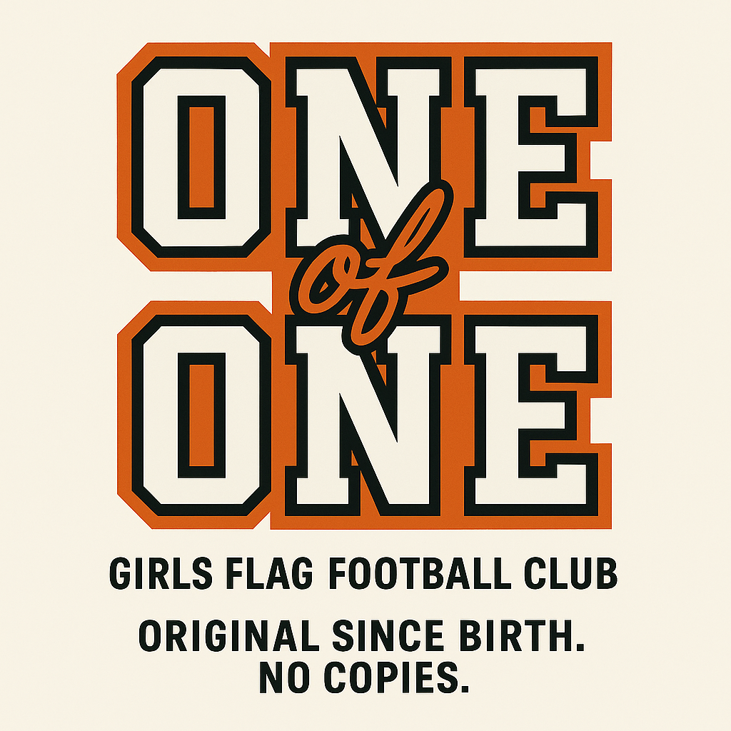 One of One 12U girls flag football club