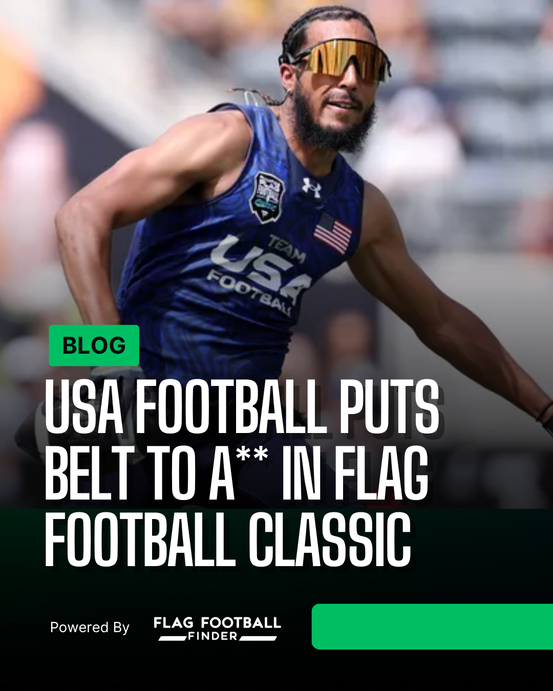 Team USA Put the Belt to the NFL's A** at the Fanatics Flag Football Classic