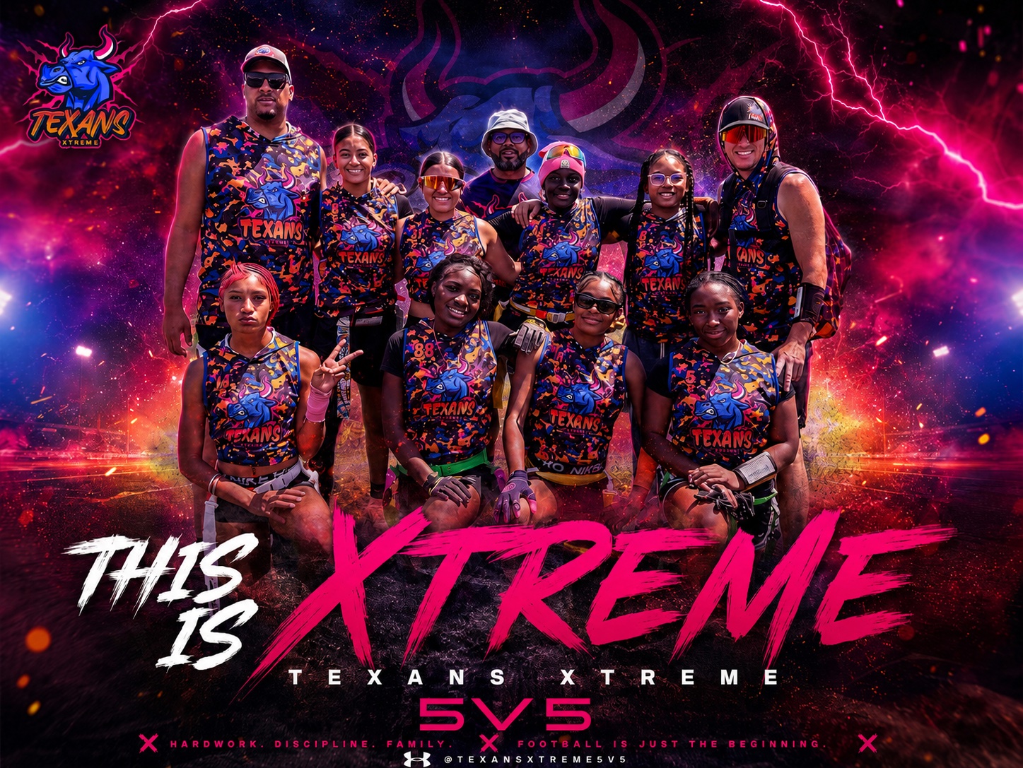 Texans Xtreme Highschool Girls (ORANGE)