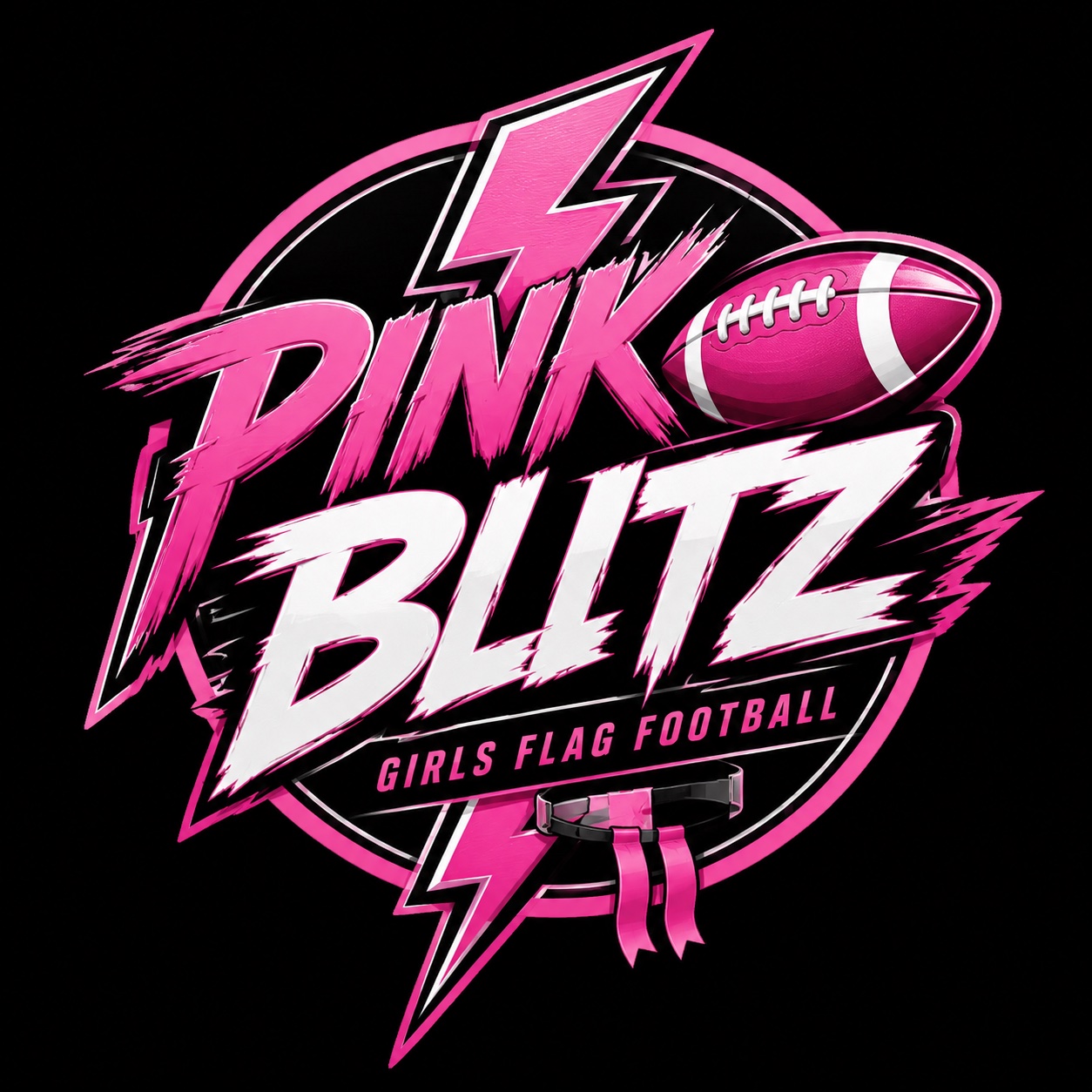 Pink Blitz 16U Girls Black