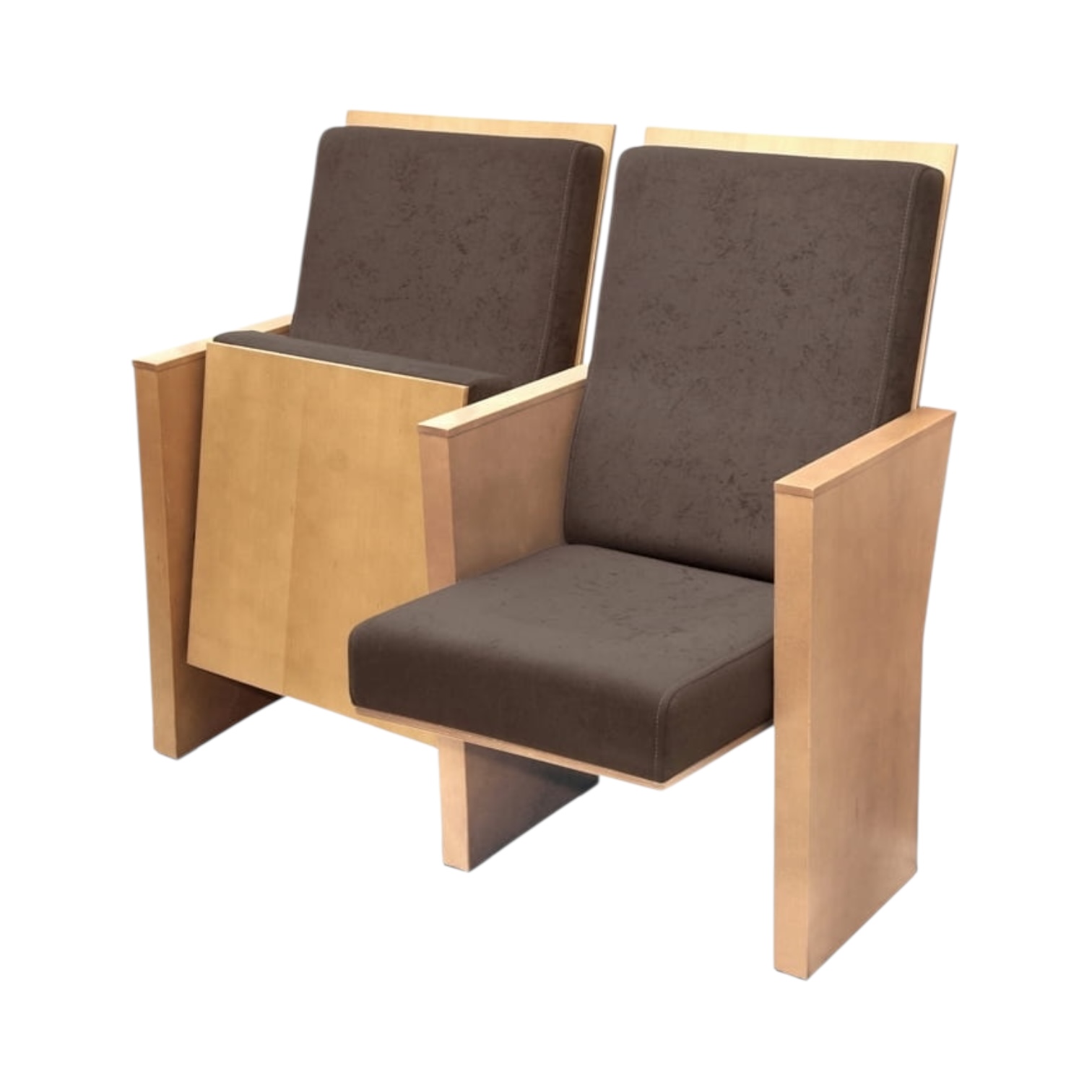 “Manhattan” chair with minimalist lines and geometric design for philharmonics