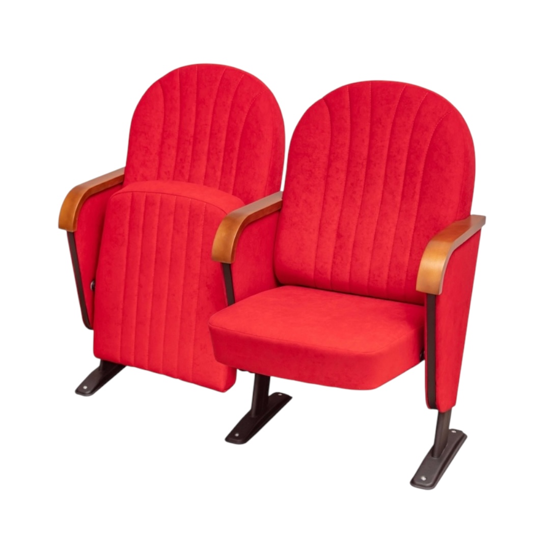 Theater chair Opera with soft lines and visibility focus