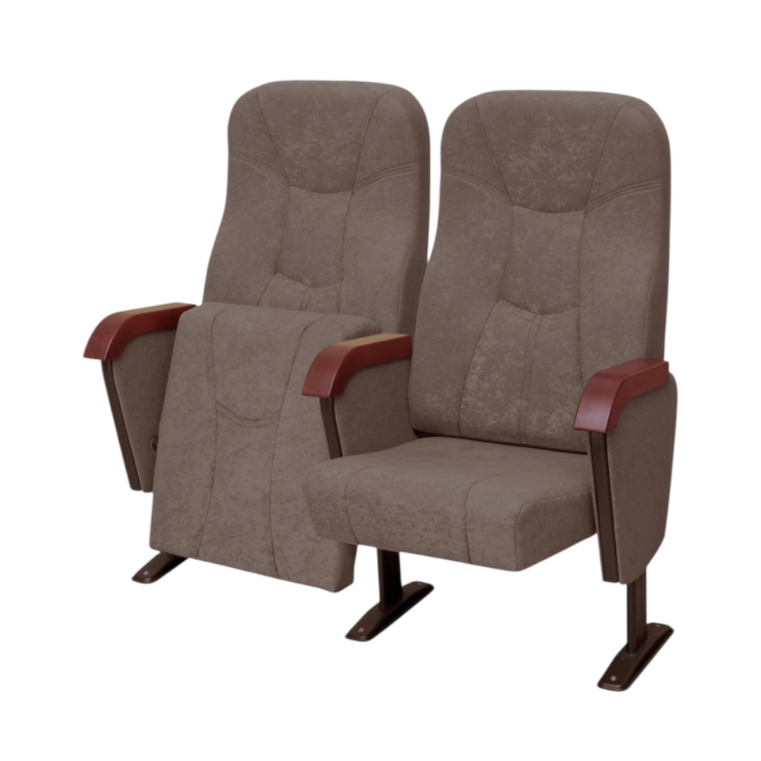 Elegant “Parliament” conference chair with original soft backrest filling