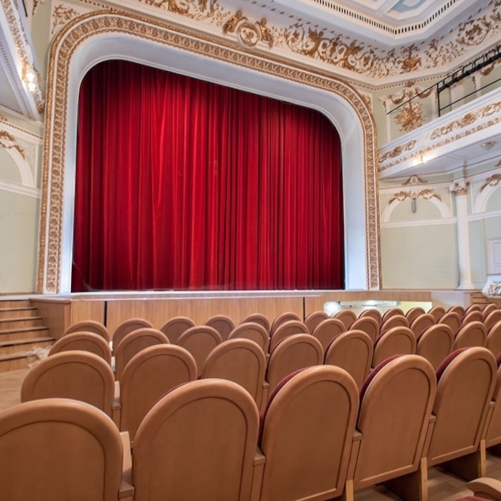 Upholstered chairs for theater and conference room projects