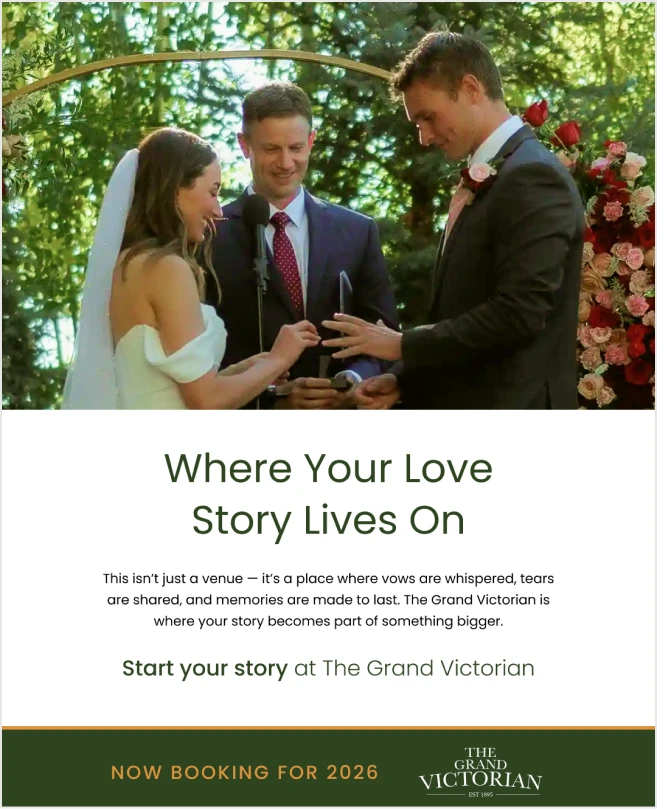 The Grand Victorian ad creative