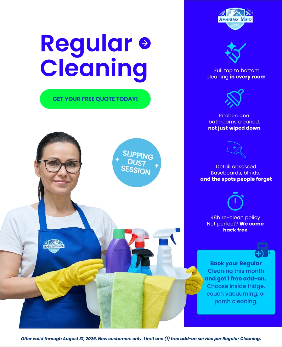 Amanda's Maid campaign