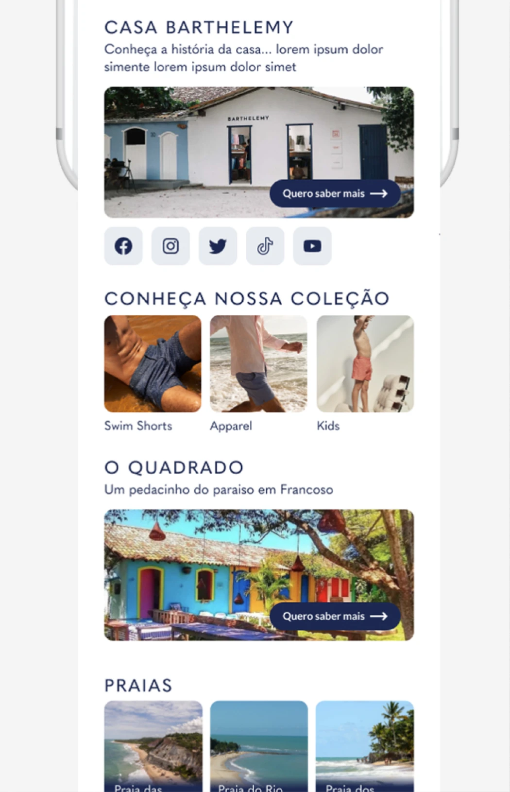 Landing page example