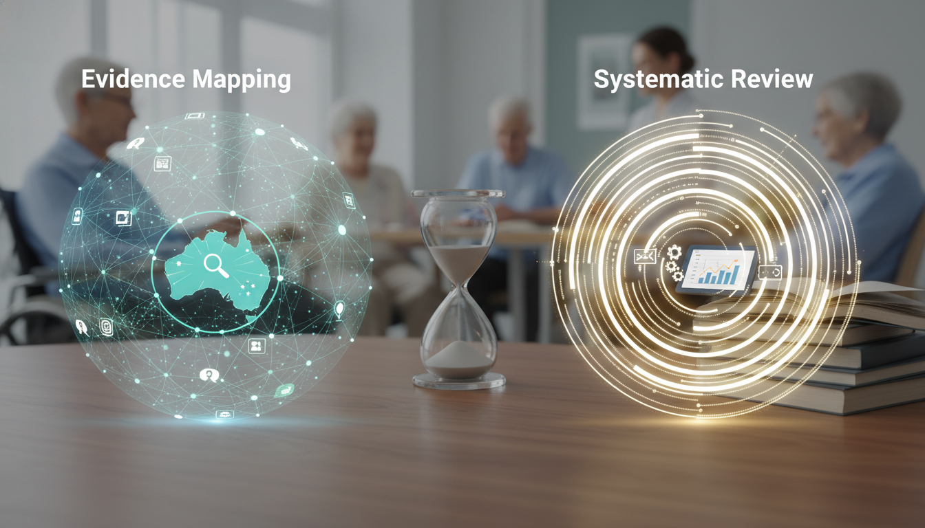Evidence Mapping vs Systematic Review: Aged Care Insights