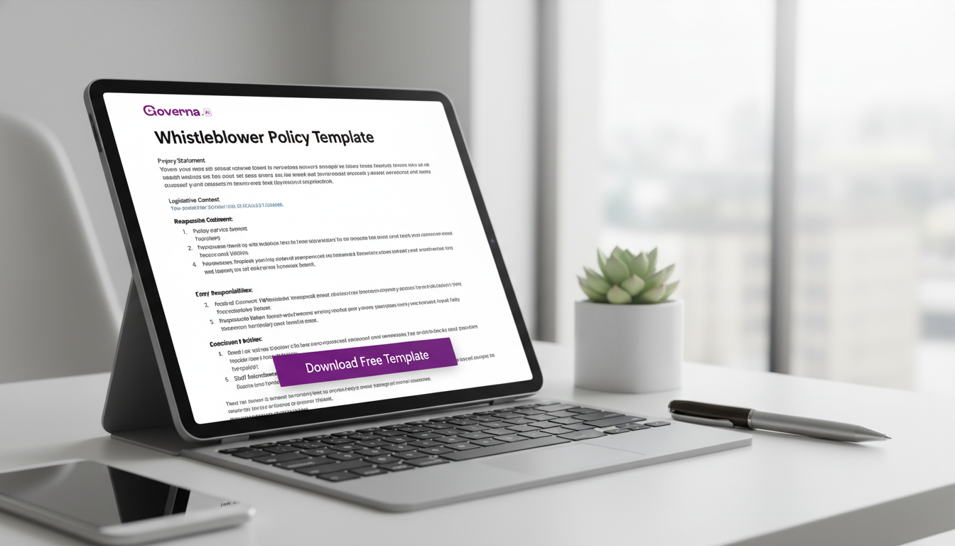 Whistleblower Policy Template