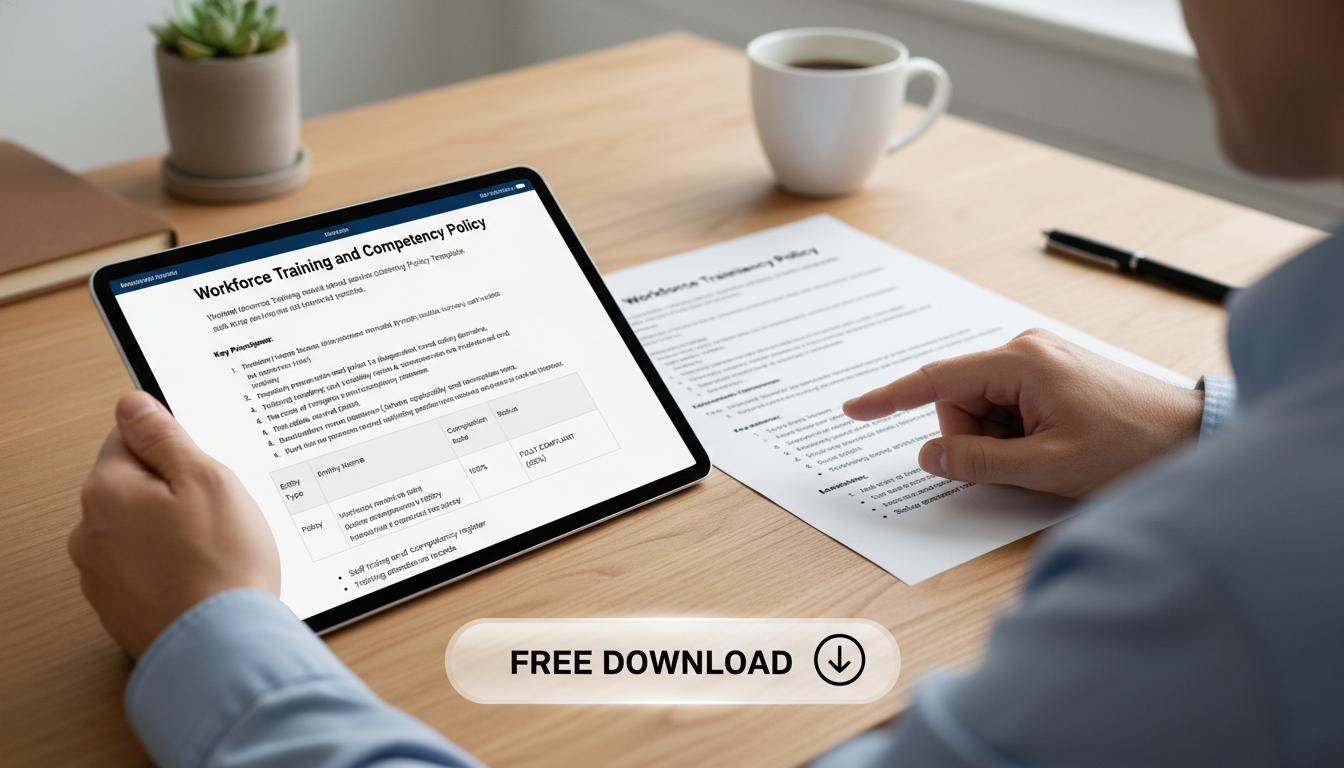 Digital library displaying corporate policy documents.