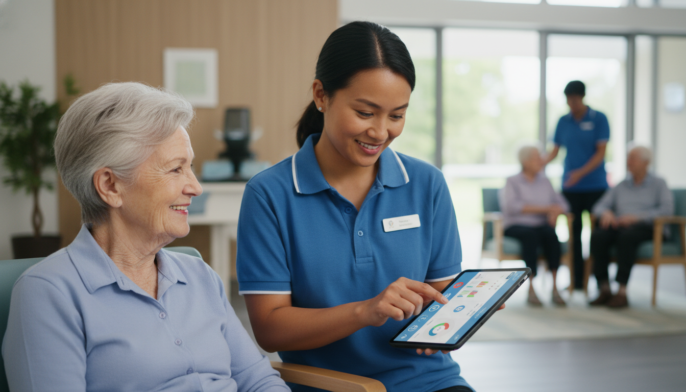 Empowering the Aged Care Workforce Technology with Data