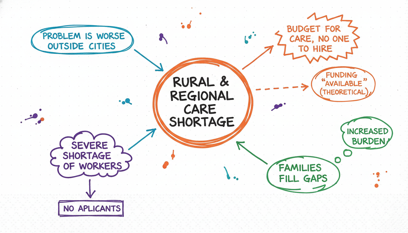 rural and regional care shortage