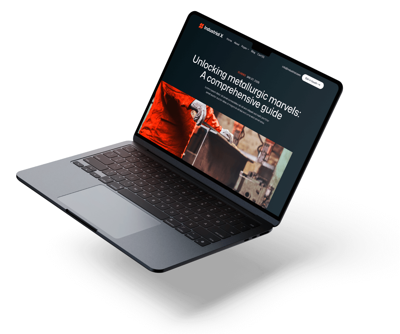 Subscribe To Our Newsletter Image - Industrial X Webflow Template