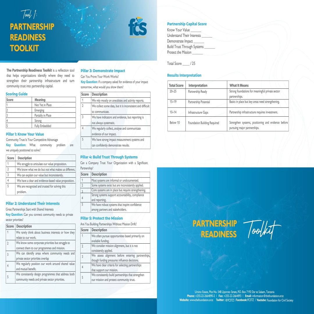 Partnership readiness Toolkit