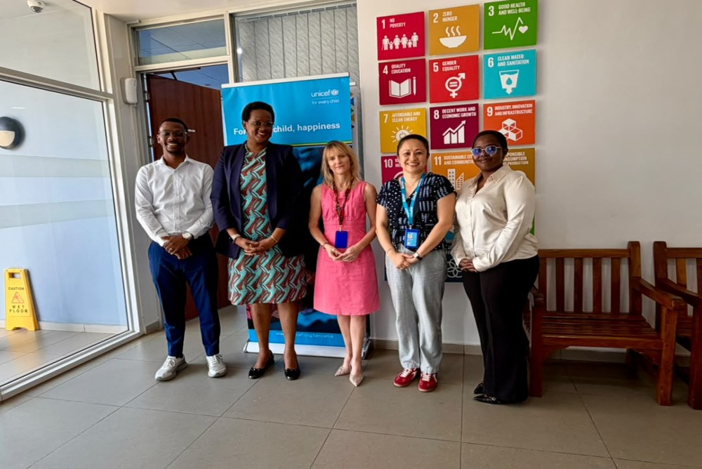 FCS Introduces New Leadership to UNICEF Tanzania, Reviews Progress of Joint Programme