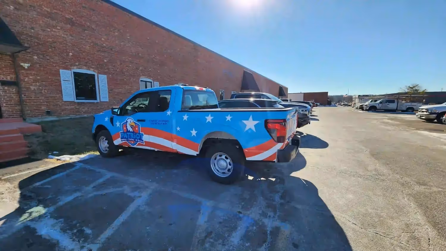 Patriot Heating Truck parked
