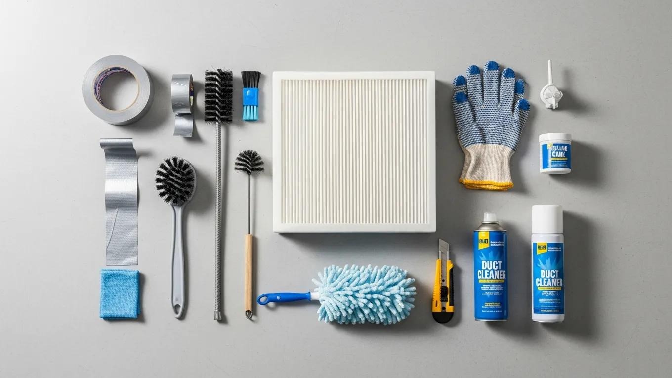Essential tools for duct maintenance to ensure clean air quality in homes