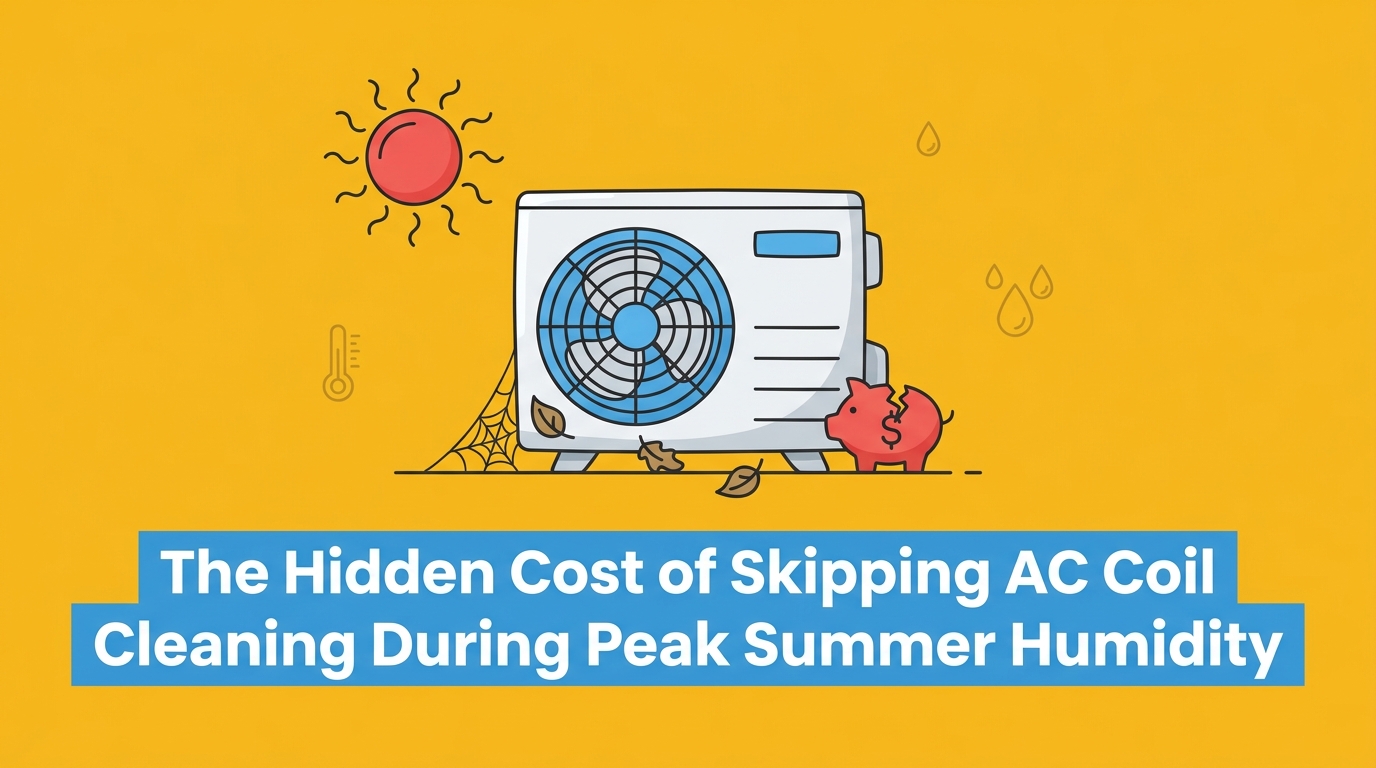 The Hidden Cost of Skipping AC Coil Cleaning During Peak Summer Humidity
