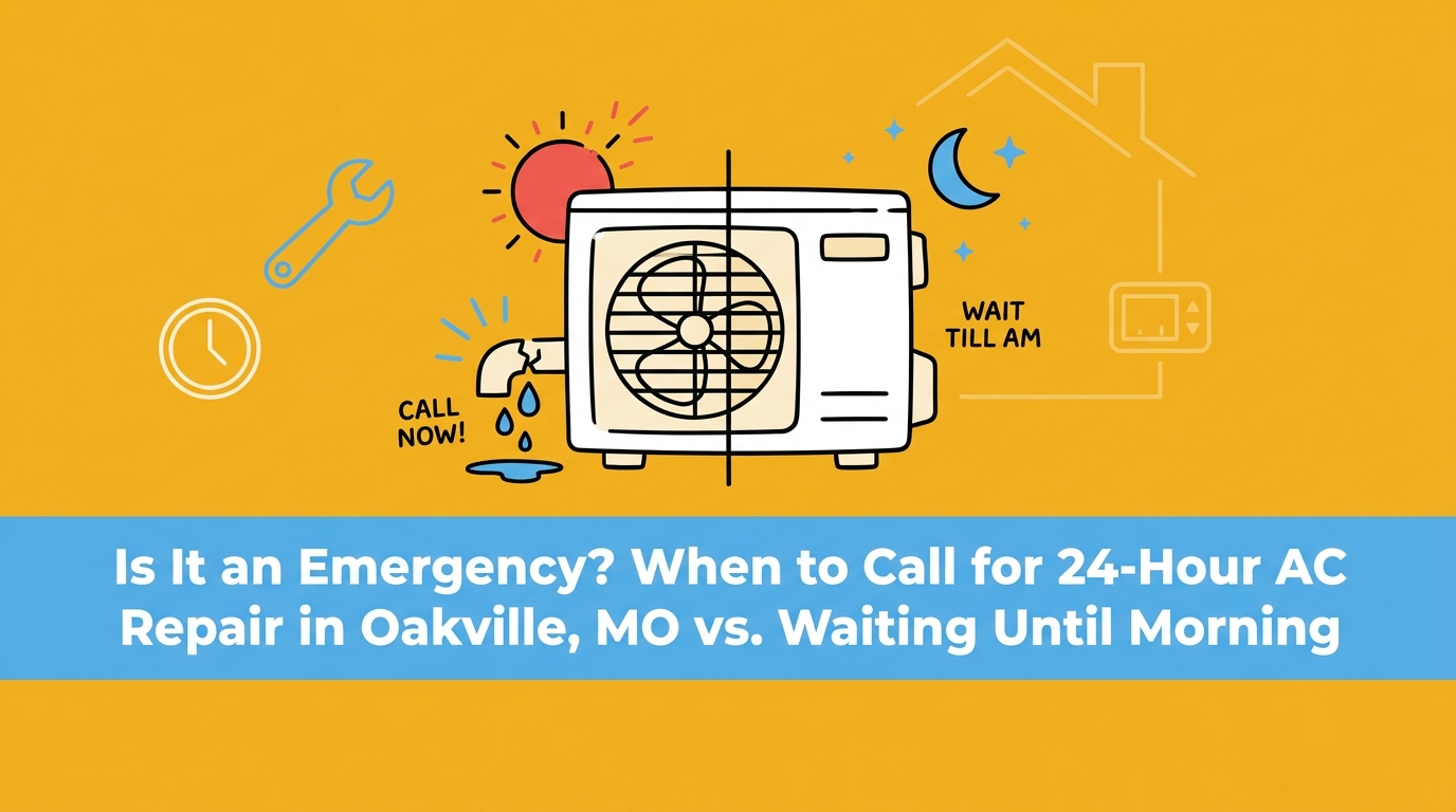 When to Call for 24-Hour AC Repair in Oakville vs Waiting Until Morning