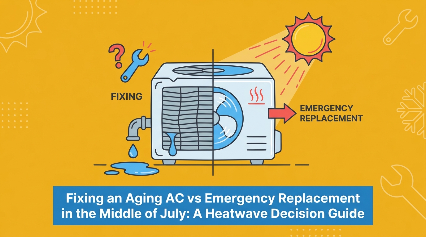 Fixing an Aging AC vs Emergency Replacement in the Middle of July