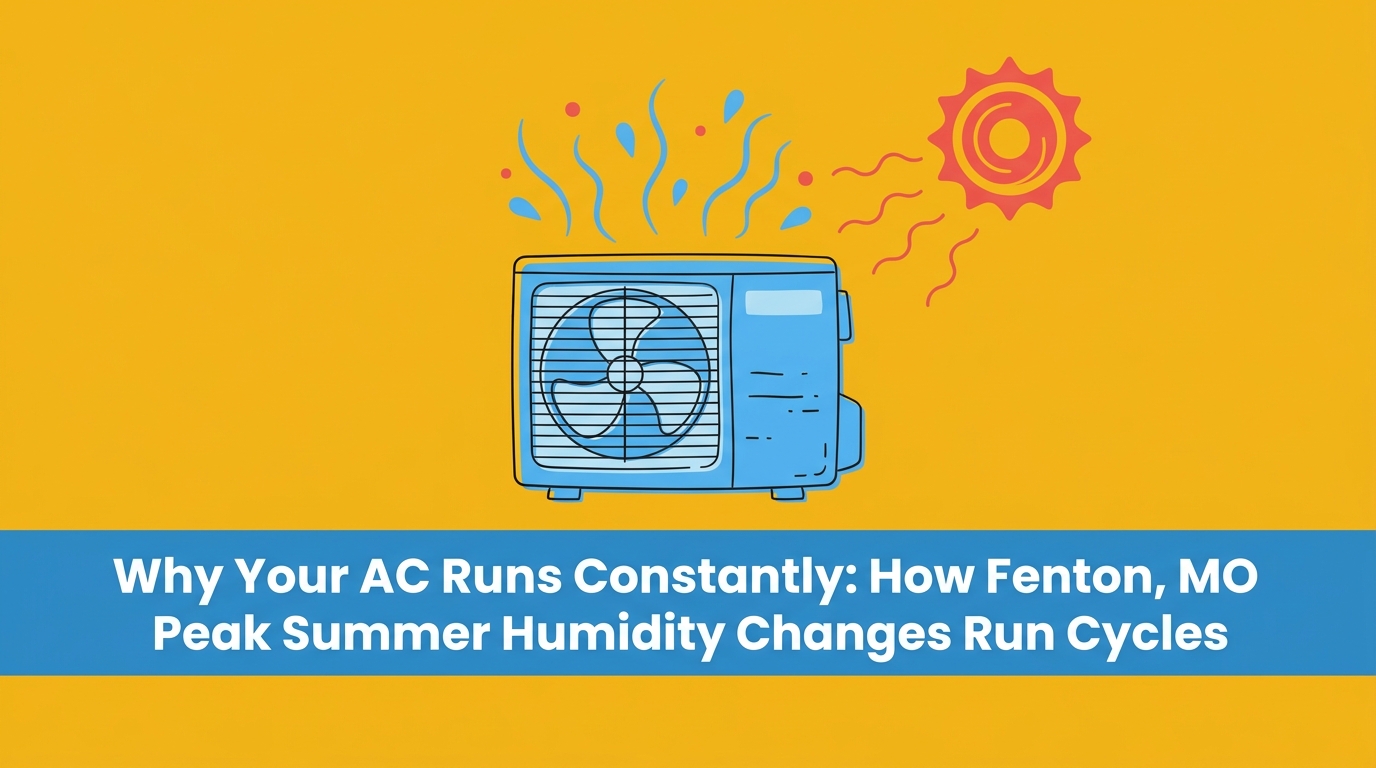 How Fenton's Peak Summer Humidity Changes Your AC's Run Cycles