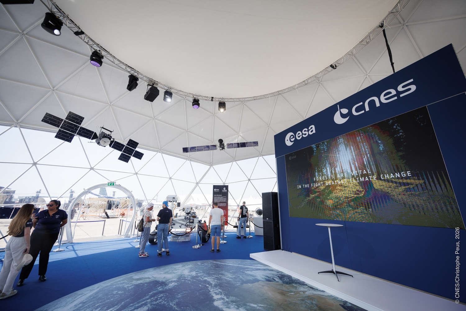 Cercle Festival - Dôme géodésique CNES × ESA au Bourget