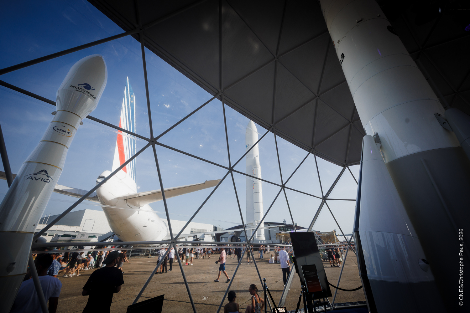 Cercle Festival - Dôme géodésique CNES × ESA au Bourget