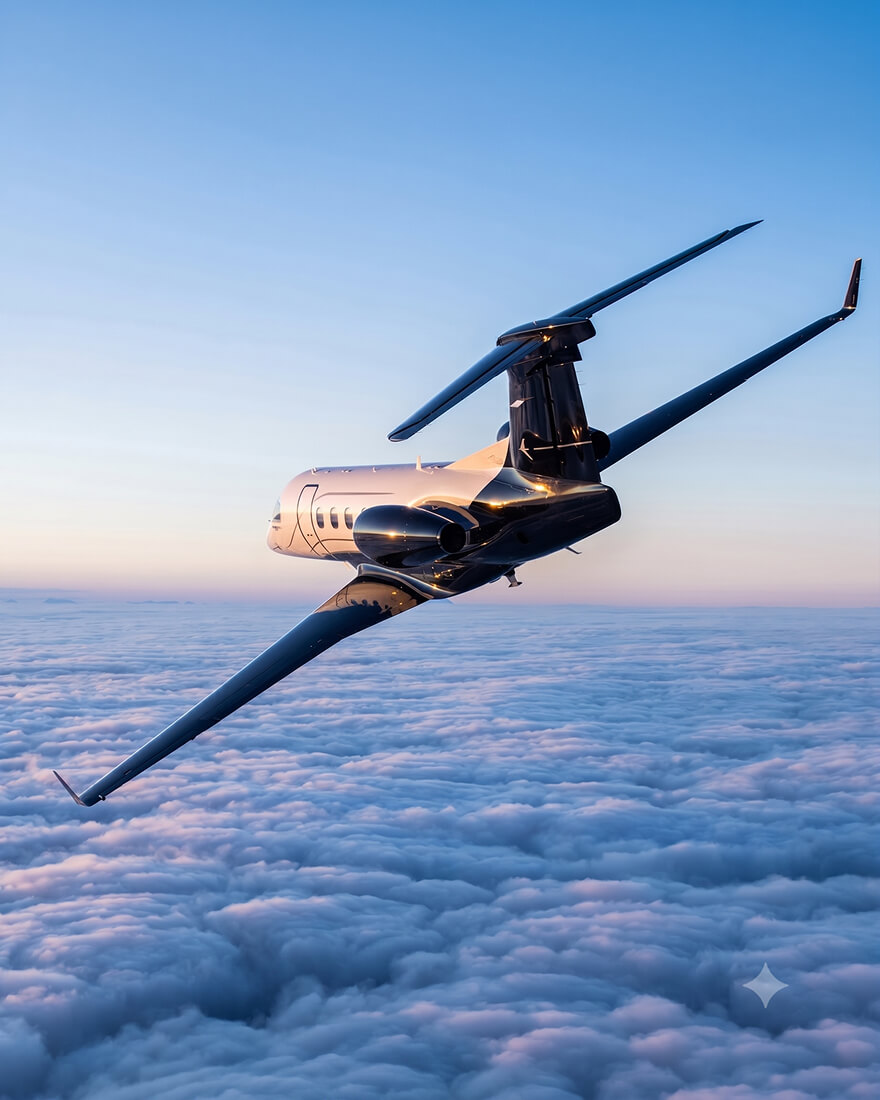 Light jet on tarmac
