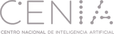 Text reading 'CENTIA' with smaller text below saying 'CENTRO NACIONAL DE INTELIGENCIA ARTIFICIAL'.
