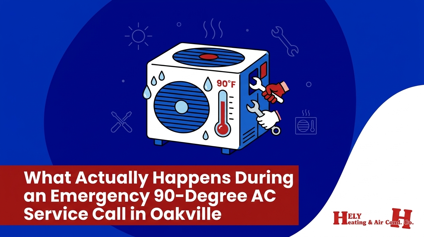 What Actually Happens During an Emergency 90-Degree AC Service Call in Oakville