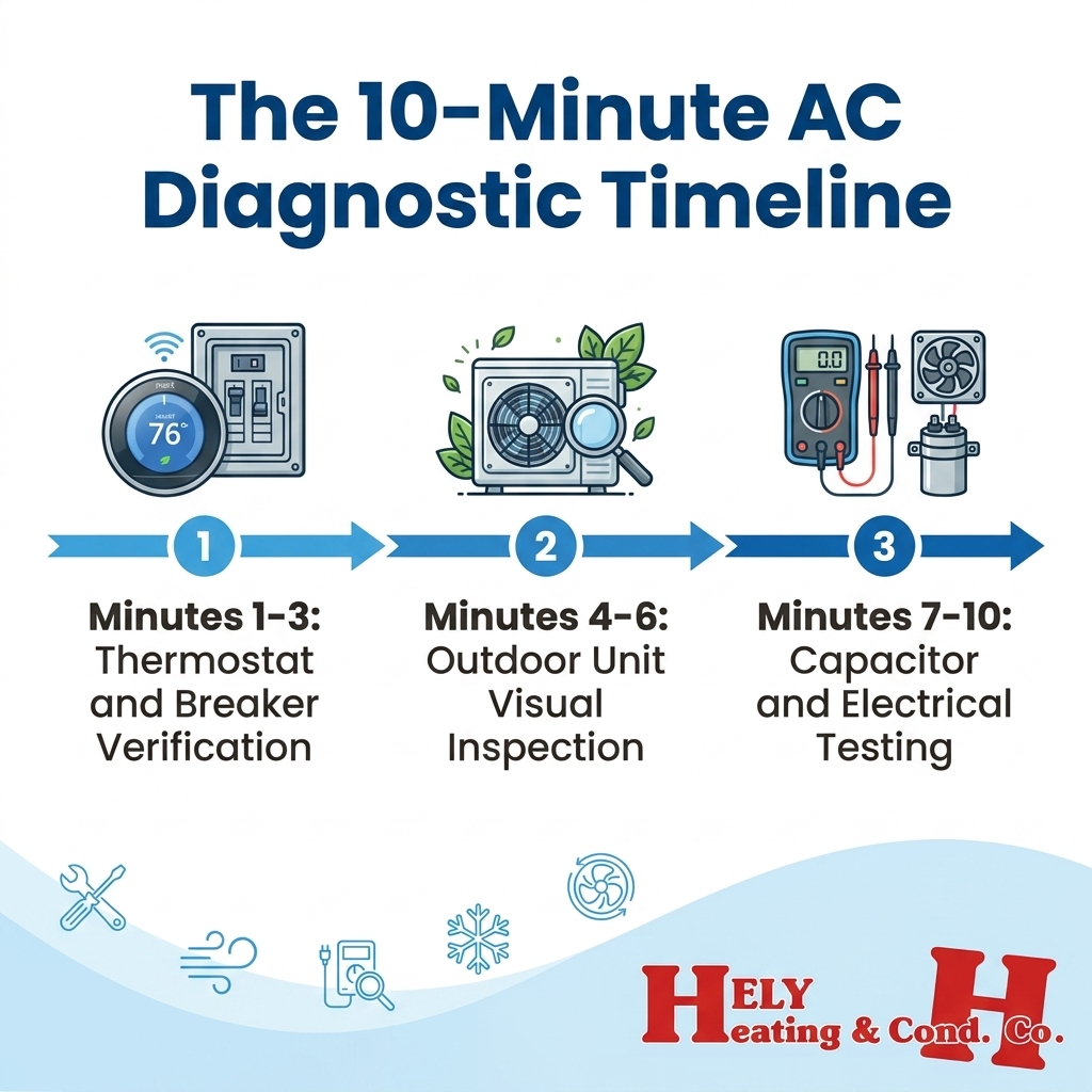 The 10-Minute AC Diagnostic Timeline