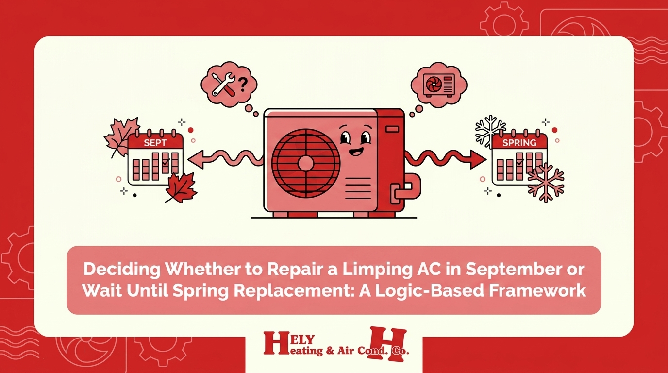 Deciding Whether to Repair a Limping AC in September or Wait Until Spring Replacement