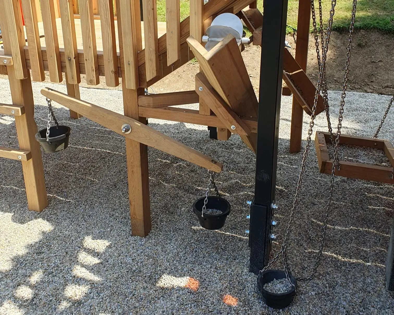 Mine-themed playground Sitno
