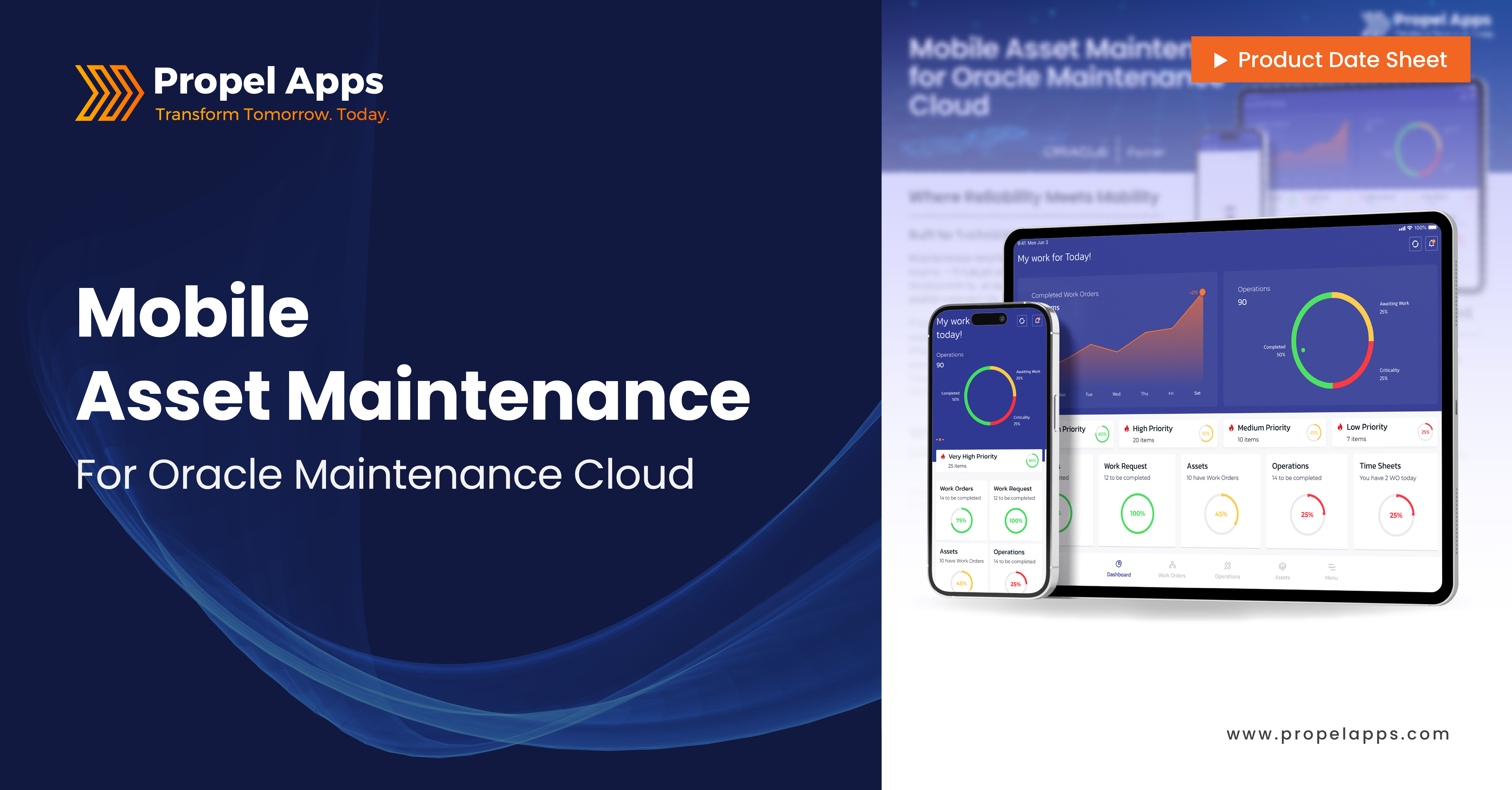Mobile Asset Maintenace Banner product sheet