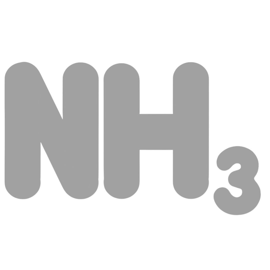 Ammonia Icon - NH3 - Grey
