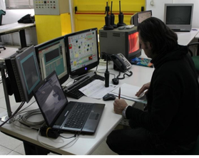 A man working in one of our offices.