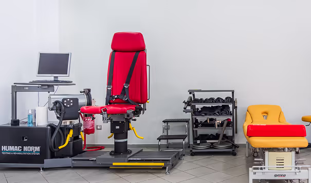 PhysioHub arsenal of machines