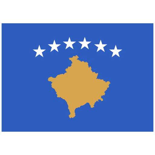 Kosovo flag vancubic