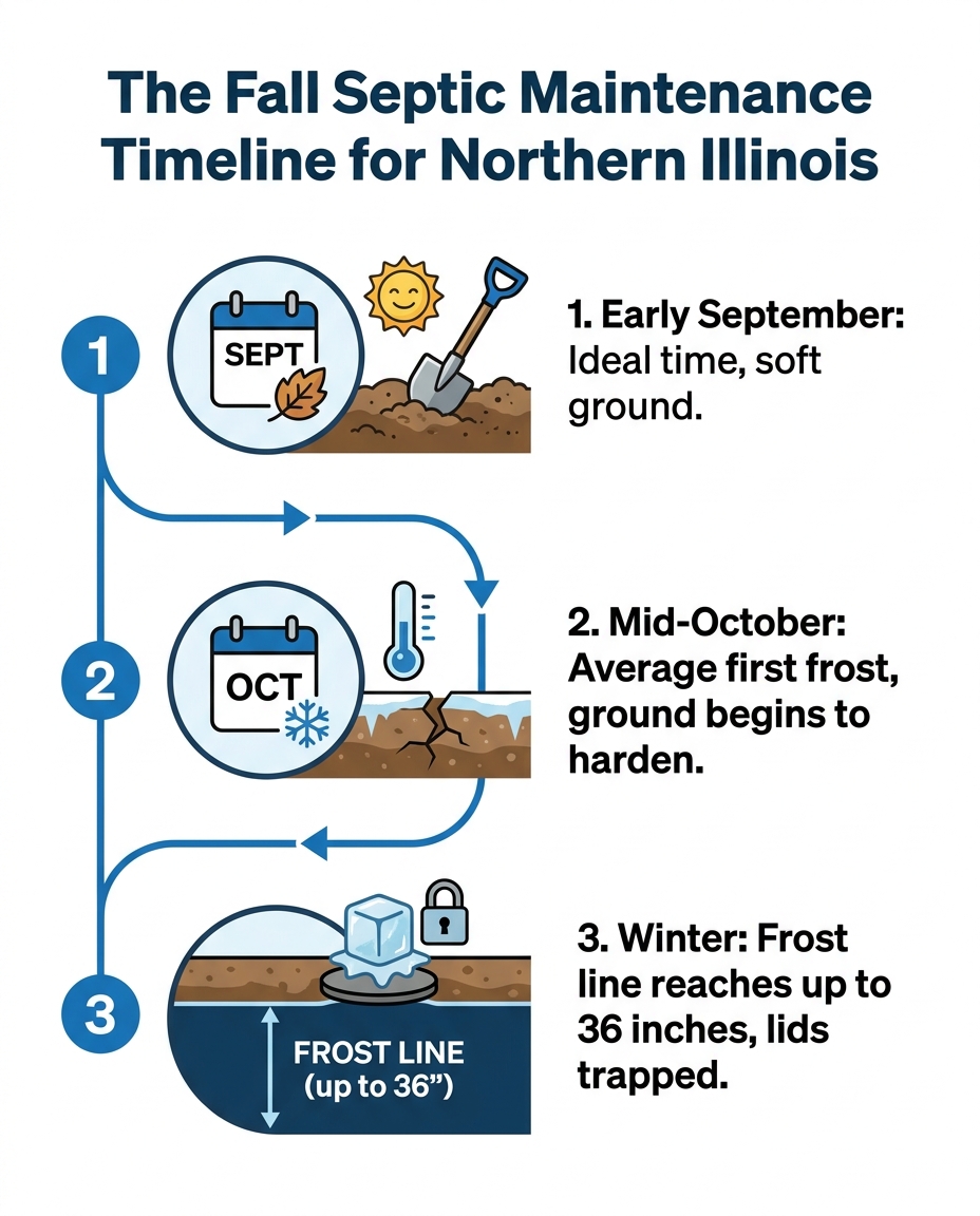 The Fall Septic Maintenance Timeline for Northern Illinois