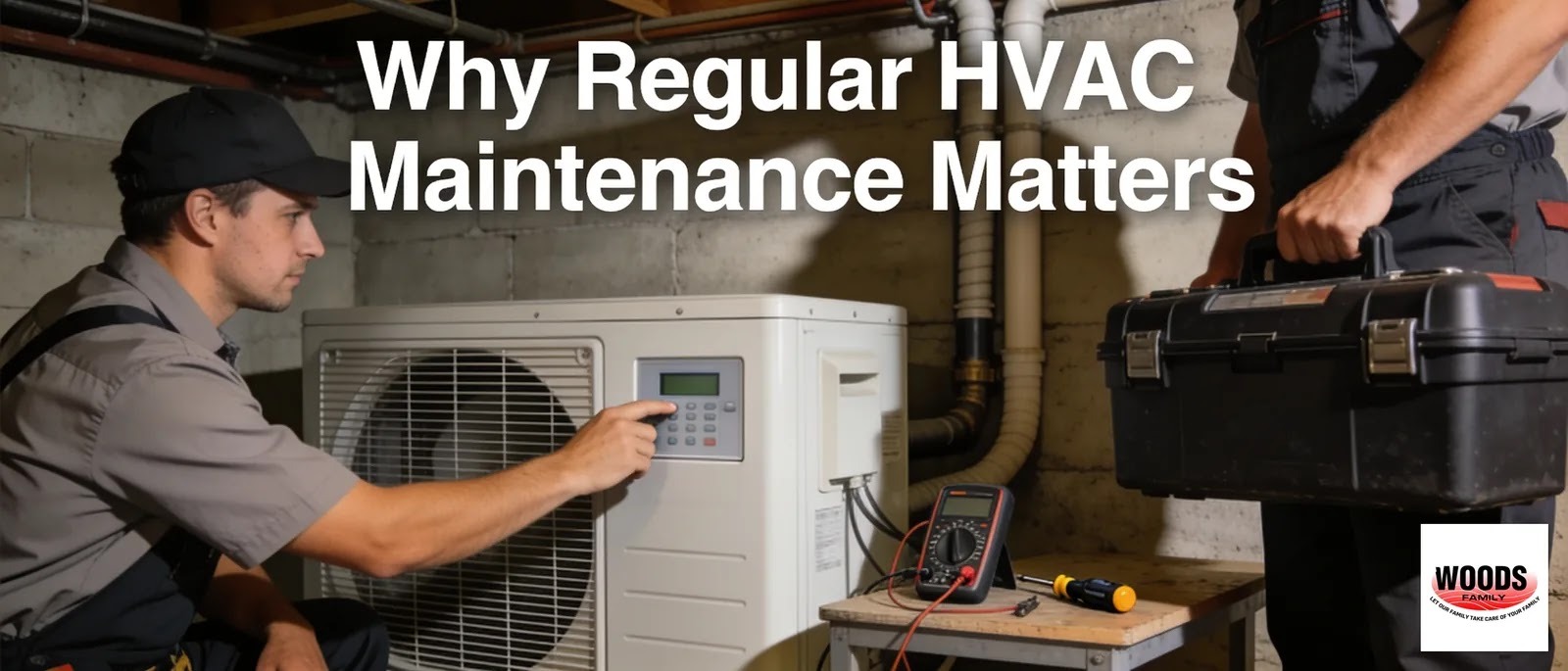 A working system can still be operating inefficiently without visible symptoms; Woods Family Heating