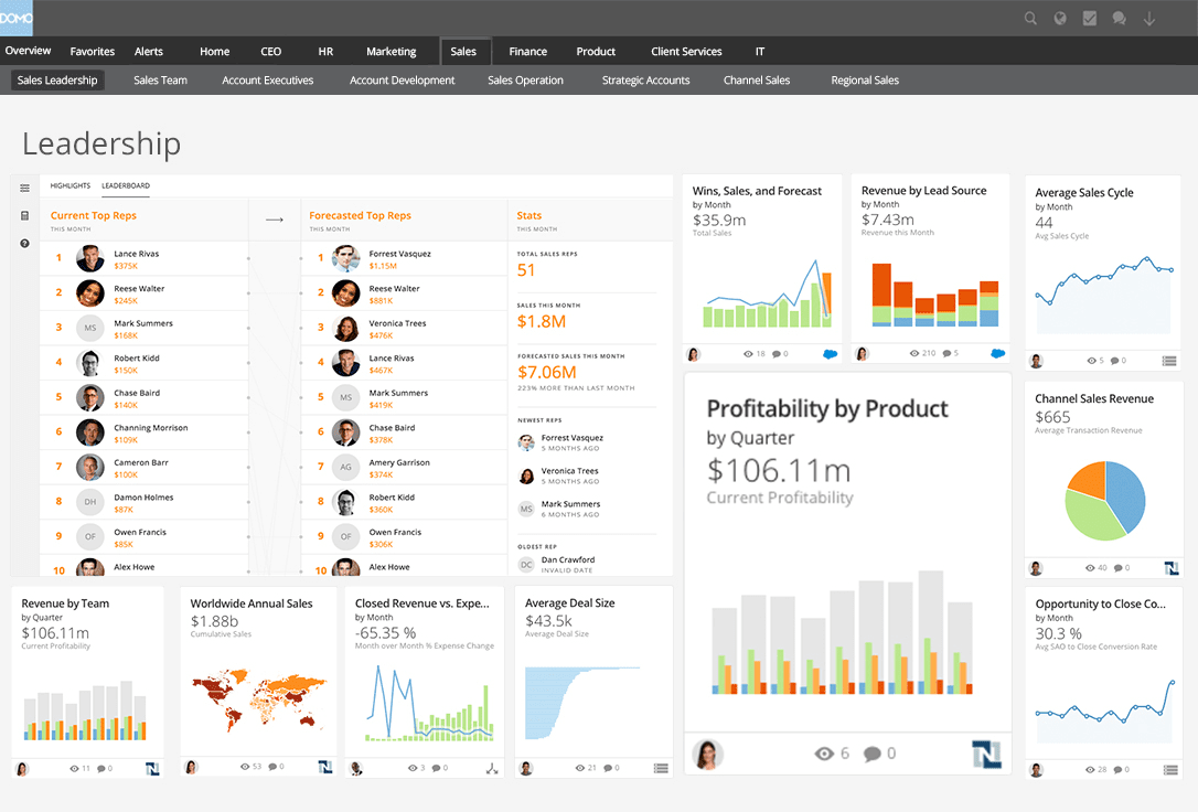 product overview sales leadership