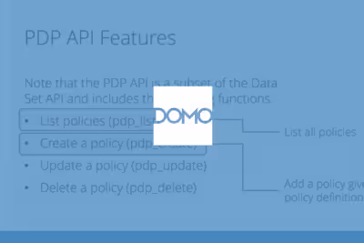 Using Domo's PDP API with R/Python