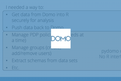 Introduction to Using R/Python with Domo