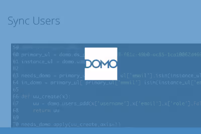 Using Domo's Groups and Users APIs with R/Python
